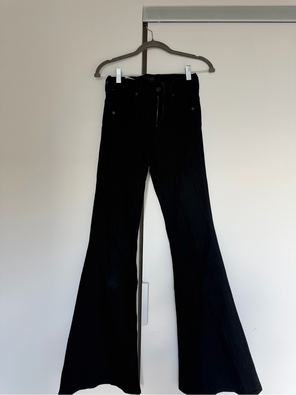 Citizens Of Humanity Black Chloe Mid-Rise Flare Jeans